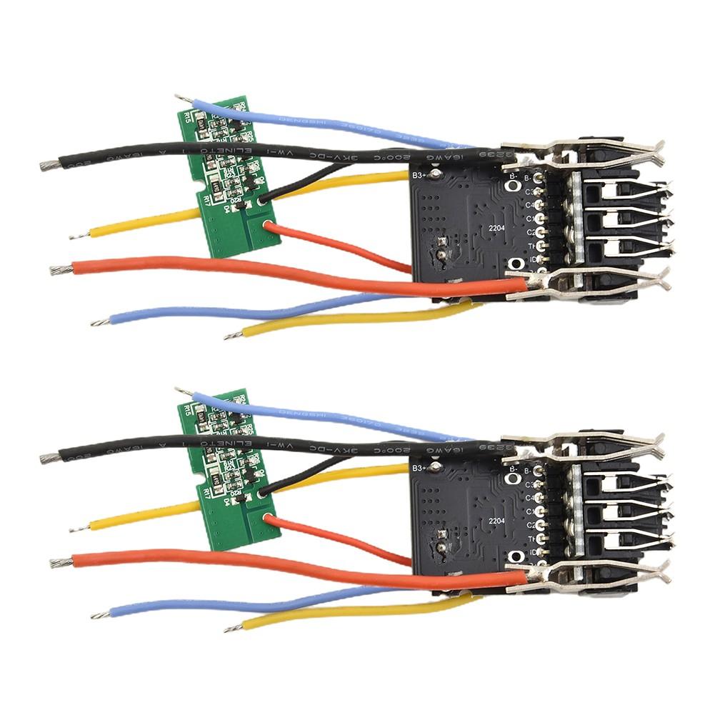 Плата защиты аккумулятора DCB200 для инструментов Dewalt 2 шт. материал ABS