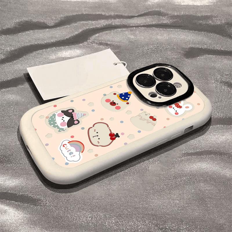 Милый щенок-тортик Подходит для 17 Apple 15 Чехол для мобильного телефона Huawei Mate60oppo Xiaomi 14vivo Honor 10