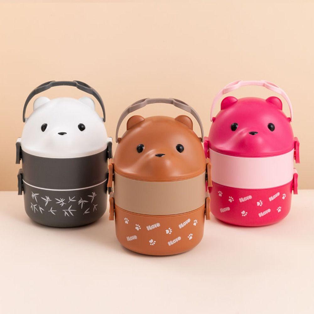 1Pcs Stackable Thermal Bento Box Children Food Storage Container New Lunch Box