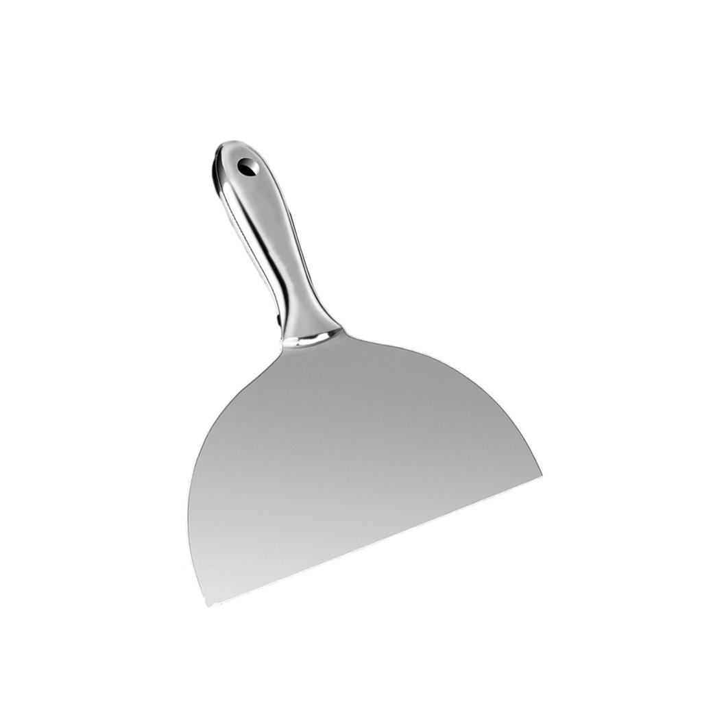 Скребок для штукатурки с плоской горловиной, нож из нержавеющей стали, идеально подходит для очистки гладких стен, пола, рабочий шпатель
