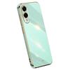 XINLI For Samsung Galaxy S25 Edge Case TPU Phone Cover with Electroplating Frame