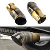 63mm Universal Stainless Steel Car Exhaust Pipe Rear Noise Canceller Muffler End Tail Pipe Outlet Tailpipe
