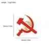 Communist Pin Fashionable Cartoon Character Alloy Brooch Metal Accessory
