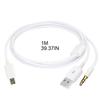 USB2.0 A Male to Mini B Male+ 3.5mm Audio Adapter Chargers Cable Cord 1m Long USB Speaker Audio Cable Accessories