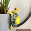 Cute Sea Turtle Flowerpot Hanger Cartoon Hanging Turtle Statue Garden Yard Ornaments