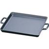 Iwachu Oil Plate (Small), Black Finish, 28 X 24 Cm, Nanbu Ironware, 23012