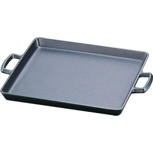 Iwachu Oil Plate (Small), Black Finish, 28 X 24 Cm, Nanbu Ironware, 23012