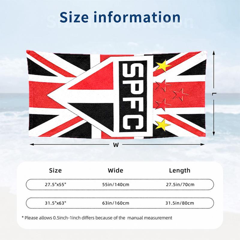 Sao Paulo FC Beach Towel Quick Dry Sand Free Lightweight Beach Towels for Travel Swimming Camping