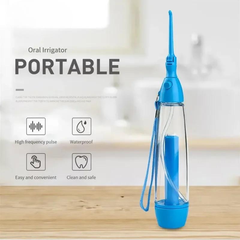 Ирригатор для полости рта, очиститель для зубов, струя воды для здоровья зубов, вода, неэлектрический бытовой портативный ирригатор для полости рта, зубная нить LV160, новинка
