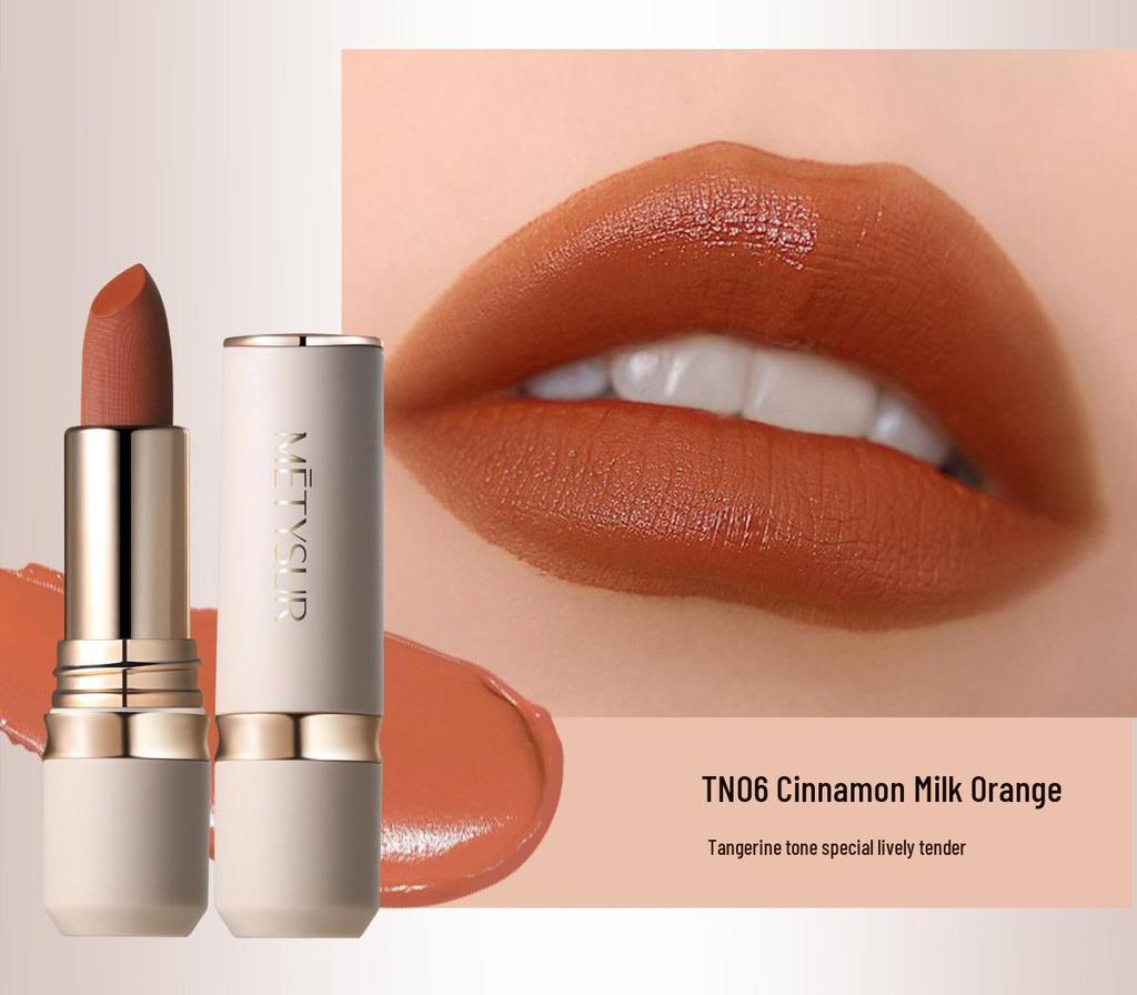 METYSUR Розовое эфирное масло белого трюфеля Увлажняющая помада длительного действия MT6061