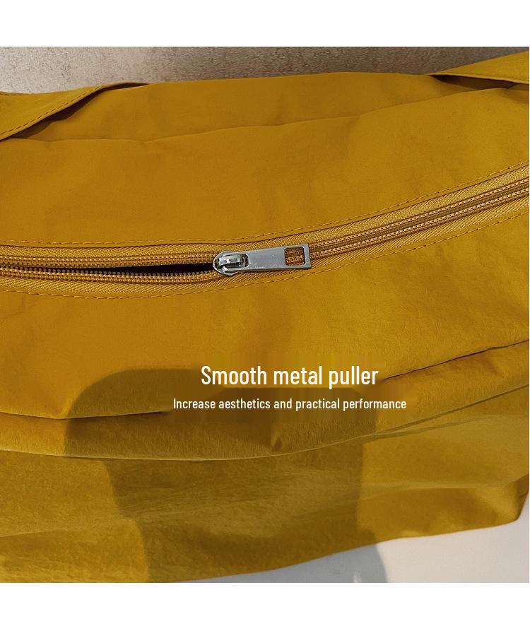 Универсальная сумка-тоут кроссбоди большой вместимости однотонная для ежедневных поездок на работу