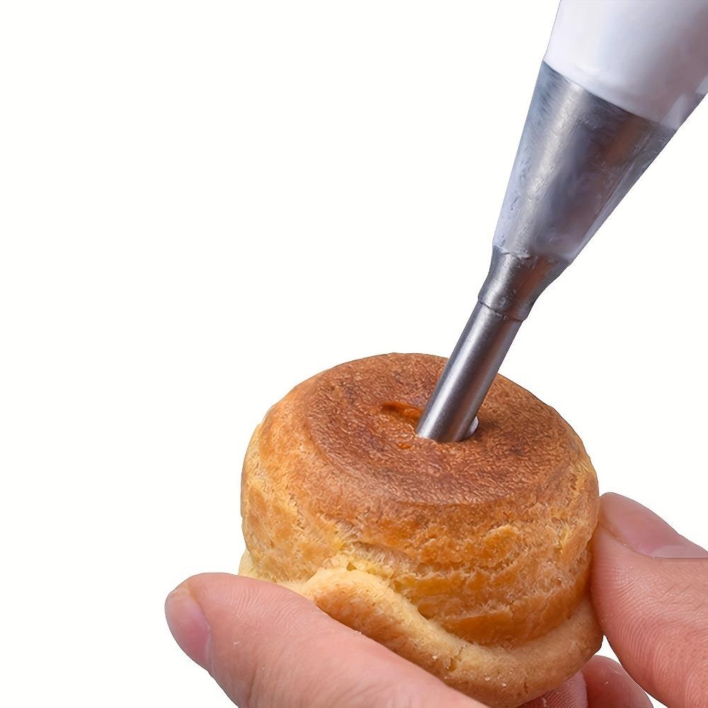 Насадка из нержавеющей стали для украшения торта - Универсальная насадка для глазури для выпечки, слоек и помадки - Необходимый кухонный инструмент для выпечки
