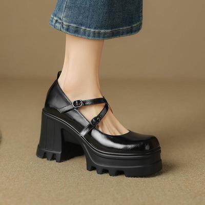 Krazing Pot из коровьей кожи с квадратным носком, осенне-летняя обувь на очень высоком каблуке, обувь для отдыха, женские непромокаемые туфли-лодочки Superstar