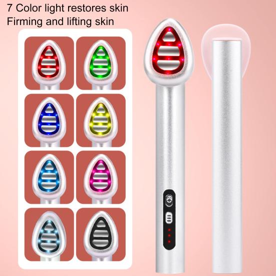 Массажер для глаз, массажер для лица, перезаряжаемый инструмент для красоты глаз, вибрационный массажный инструмент для борьбы со старением, темными кругами, уход за кожей, впитывание продукта