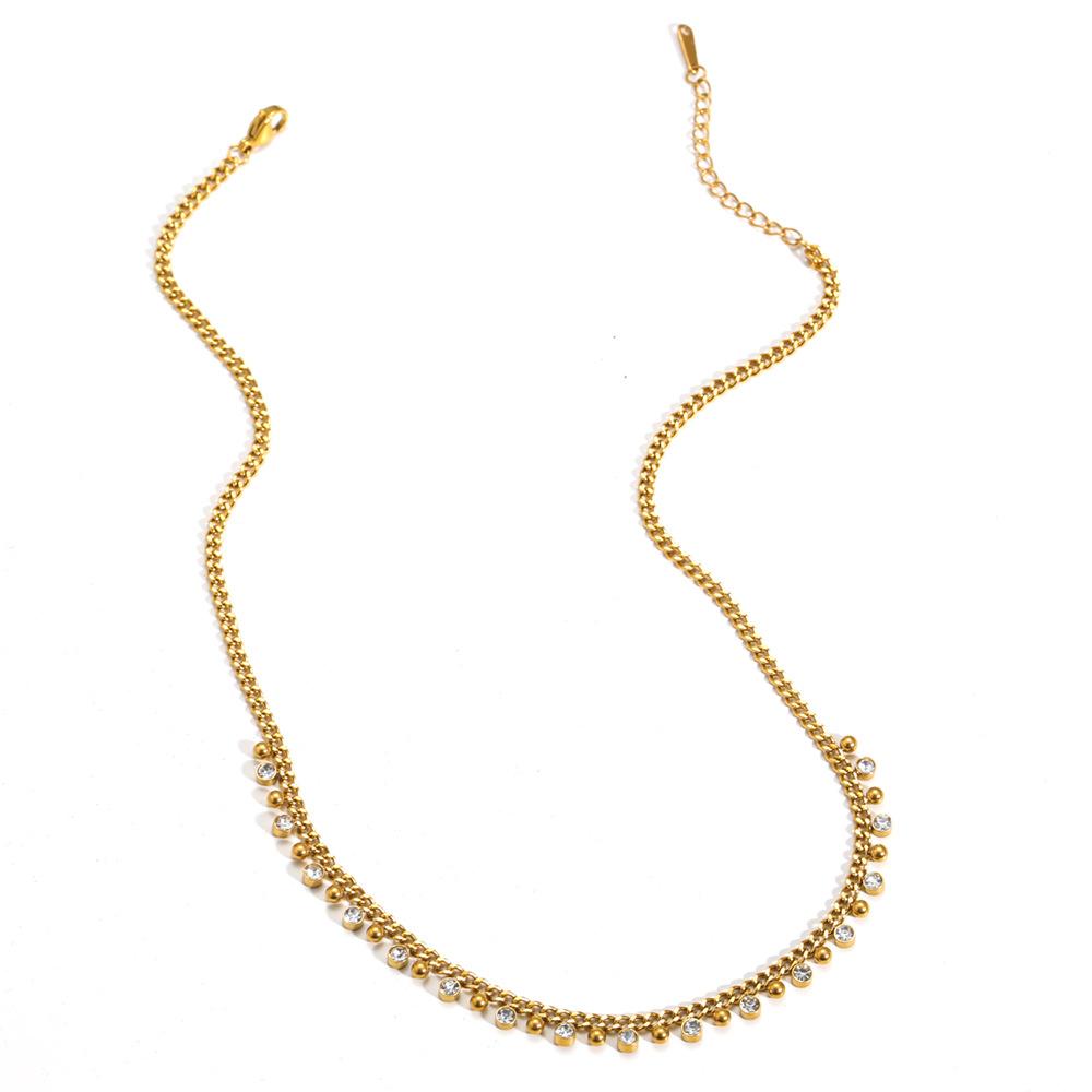 Премиум Sense блестящая бриллиантовая цепочка на ключицу женственный дизайн Sense простые легкие ювелирные изделия