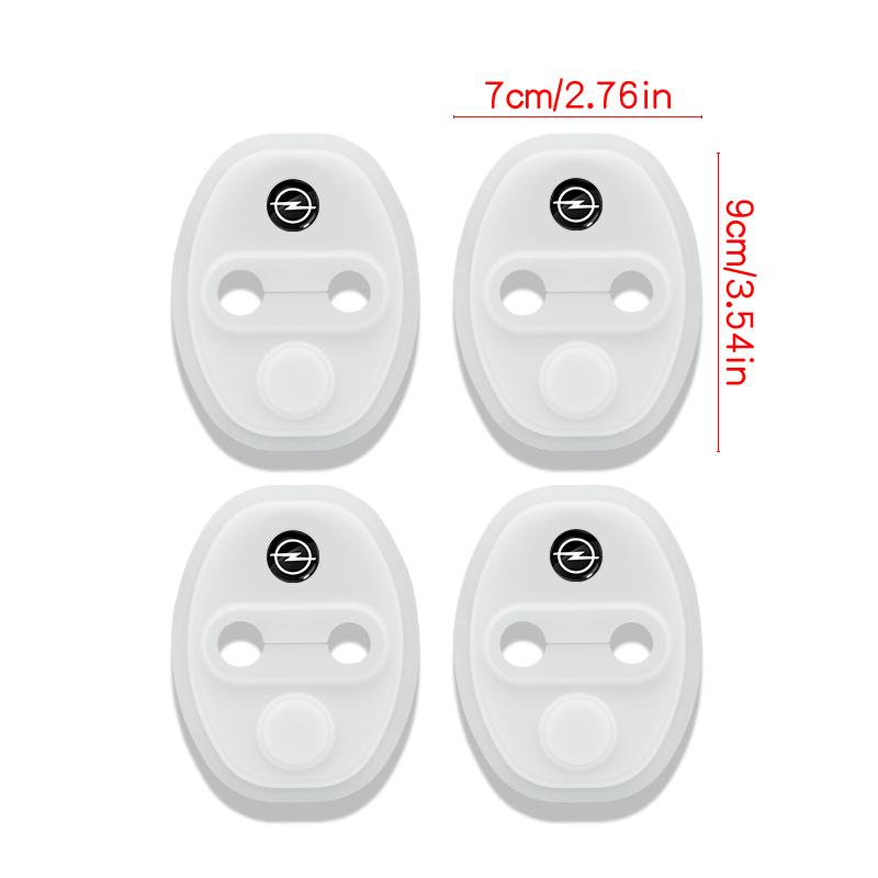 4pcs Car Styling Auto Protect Door Lock Cover Stickers Accessories Case For Opel Insignia Astra Antara Meriva Zafira H G Corsa
