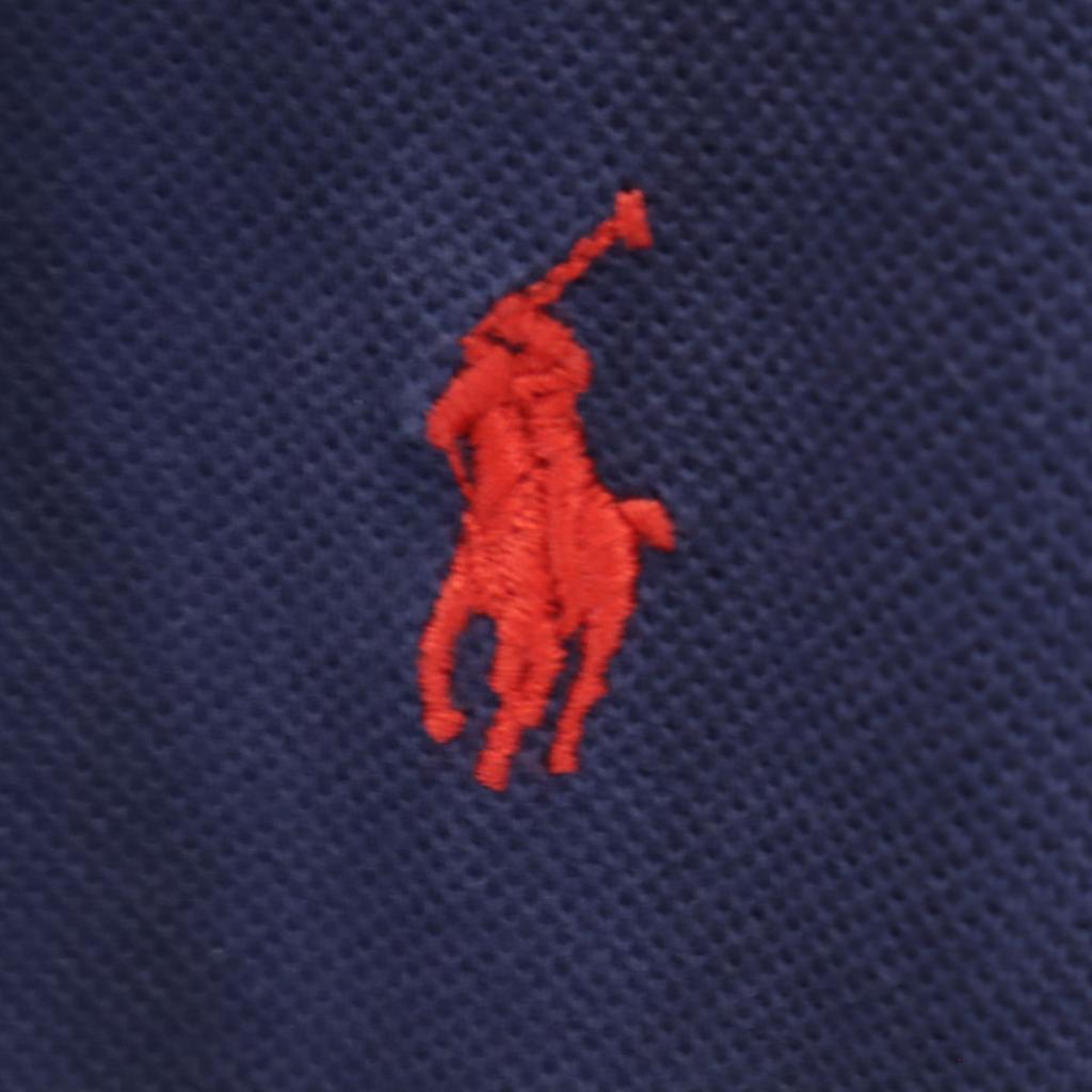 Polo Ralph Lauren Градиентная футболка-поло с коротким рукавом L 14-16 Темно-синий Палевый Детская Б/у