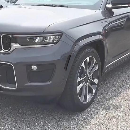 Затемненная черная накладка на фару переднего колеса для Jeep Grand Cherokee 2024+