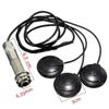 Durable Pickup Piezo 3 Transducer 6.35mm For Acoustic Guitar Ukulele Mandolin