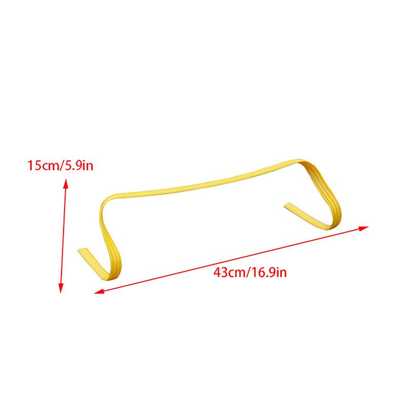 Мини-барьеры для футбола Портативное футбольное оборудование для тренировки скорости Съемные барьеры для ловкости Лестница Спортивное защитное оборудование