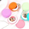 Candy Color Mini Storage Box Round Medicine Box Fashion Macaron Jewelry Box  Travel Tool