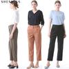  She S miSS  Tapered Cotton Solid Wintuck pantS