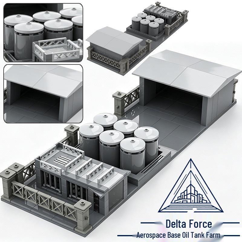 Конструктор Delta Mini Action Special Forces - Модель Фигурки Глубокий Синий