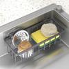 Large size Self-draining Sink Shelf Portable Soap Basket Sponge Holder  Bathroom Shampoo Shelves