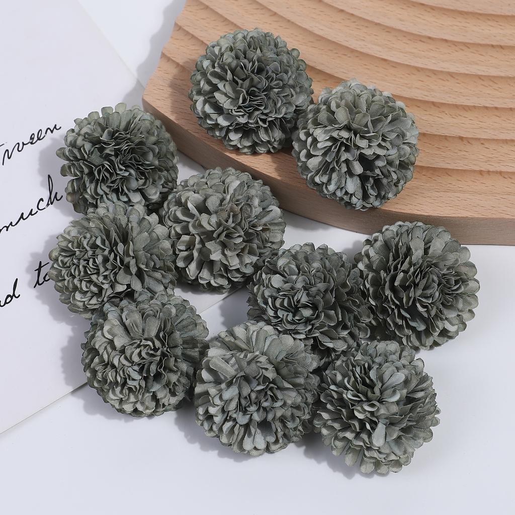 5/10/20Pcs 4cm Hydrangea Artificial Flowers Head For Wedding Party Home Room Decoration Christmas Gift Accessories Silk Flowers