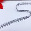 20 ярдов 1,3 см шириной Вышитая кружевная тесьма с жемчугом Минималистичная DIY Ручная работа Кружевная тесьма Аксессуары для одежды Узкие края Отделка одежды