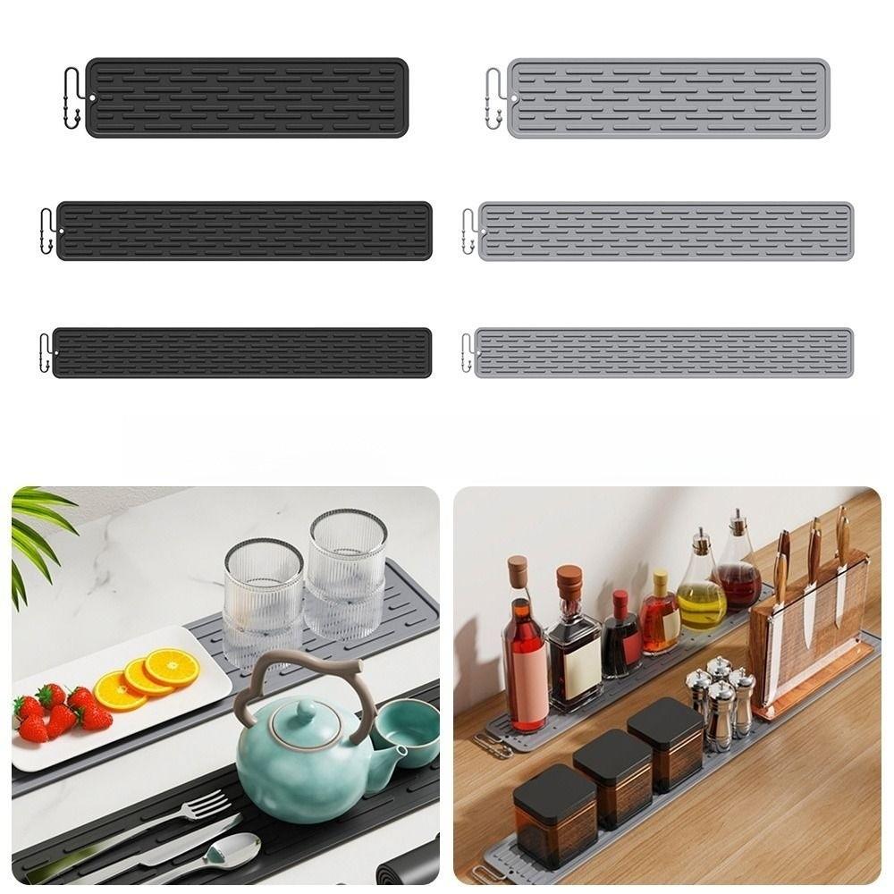 Washable Long Non-slip Mat Kitchen Countertop Insulation Mat for Bathroom Accessories