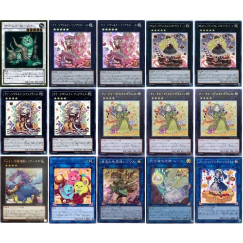 [Deck Sale] Madolche Deck Pre-built Deck with Sleeves Queen Madolche Tiara Breasted, Spring Spirit of Hills and Buds