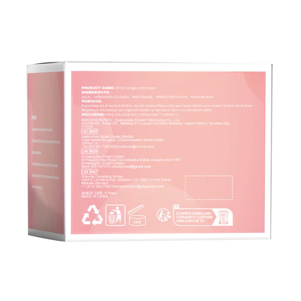 Крем-желе с коллагеном, антивозрастной уход за лицом, против морщин, глубоко увлажняет и смягчает кожу. 100 г