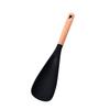 Silicone Spatula Non-Stick Cooking Spoon 3-in-1 Multi-Function Spatula with Ergonomic Wooden Handle High Temperature
