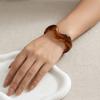 3Pcs/ Set Irregular Wide Open Bangle Resin Exaggerated Bracelets Wavy Cuff Bangles  Decoration