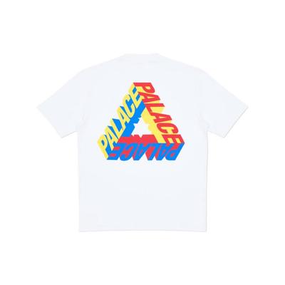 Palace P-3D Футболка унисекс Топы белые P12TS030