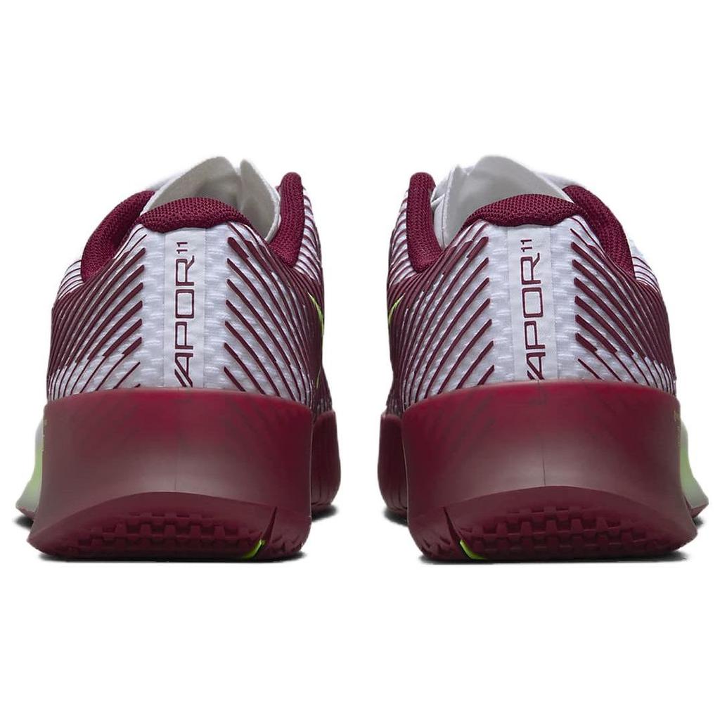 Nike Court Air Zoom Vapor 11 HC White Team Красные мужские кроссовки Lime-Blast DR6966-104