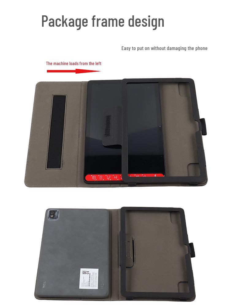 Чехол из искусственной кожи для планшета Blackview Tab16 Pro 11" с держателем для руки