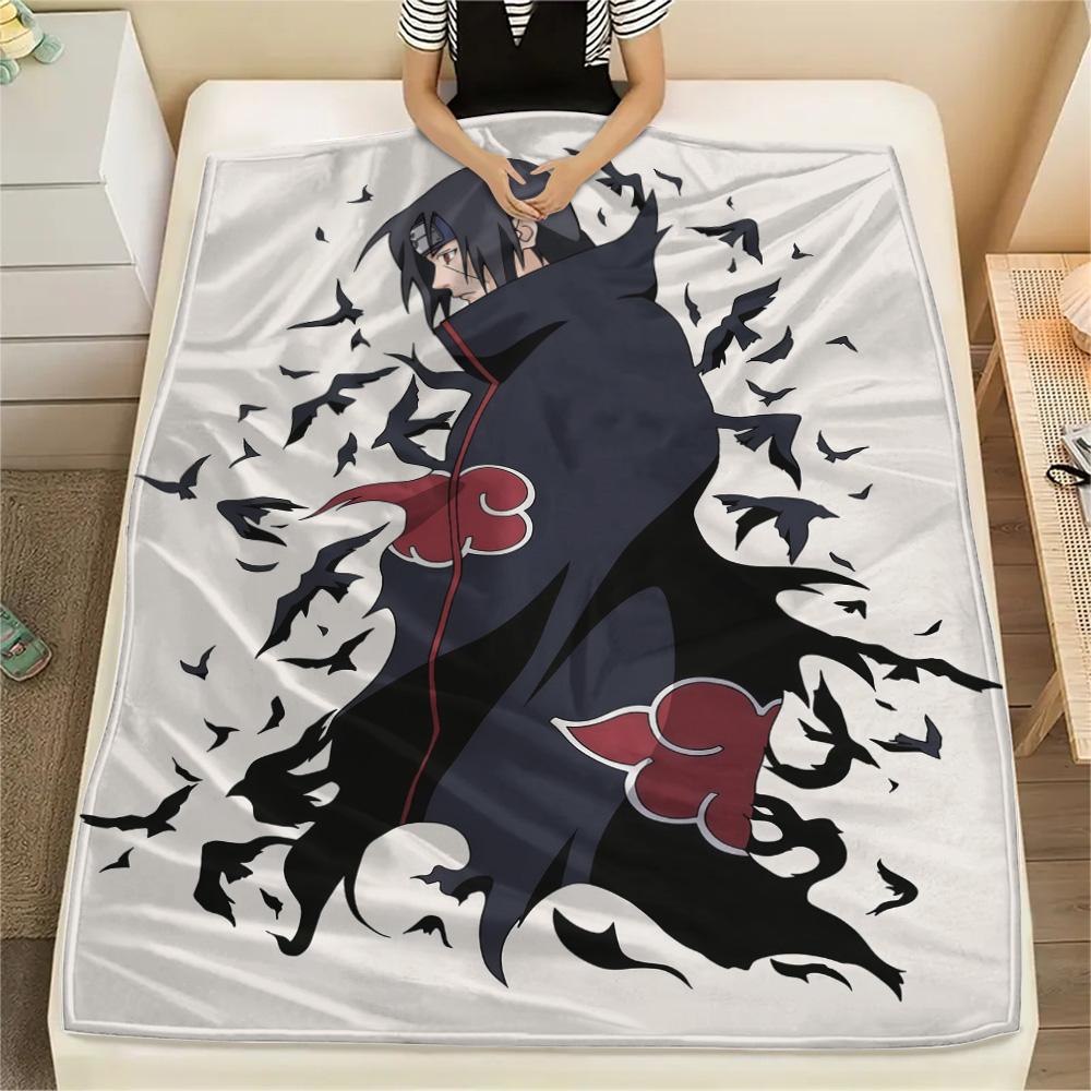 1PC Naruto Patterned Flannel Blanket Suitable For All Seasons For Home Decor Warmth And Comfort Gifts Holiday Present