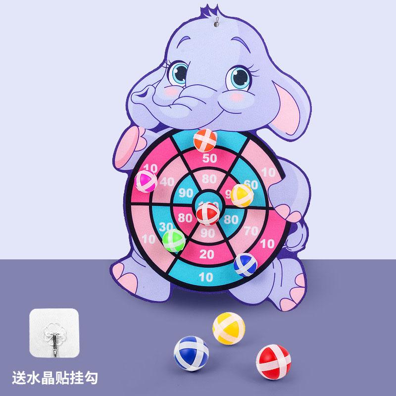 Детские игрушки Монтессори для детей 2-4 лет Мультяшное животное Дартс Липкий мяч Семейные интерактивные развивающие игрушки Малыш