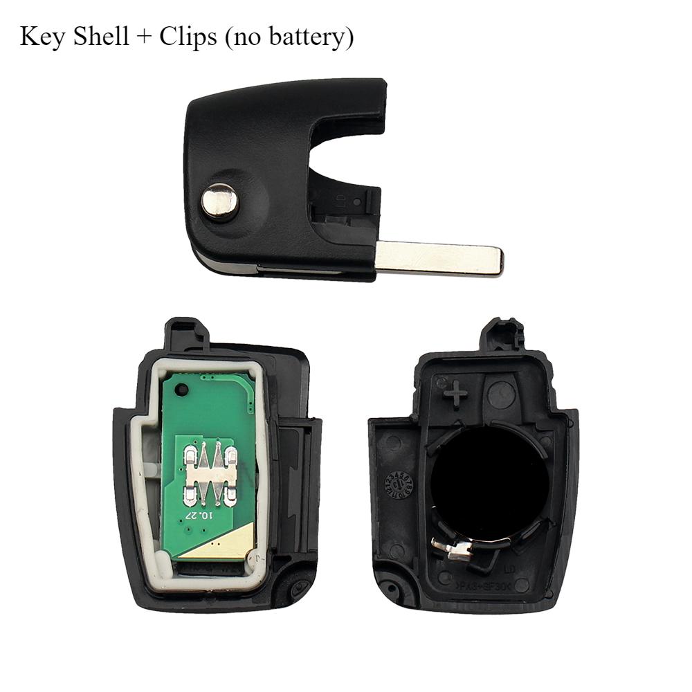 433 МГц/315 МГц Чип ID63 Выкидной Пульт Дистанционного Управления Ключ от Машины Для Ford Focus 3 2 Mondeo Fiesta Чехол-Брелок 3 Кнопки 80 Бит