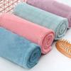 Coral Fleece Womens Hair Towel Extra Thick Bath Cap Soft Absorbent Quick Dry Hair Wrap Home Use Embroidered Headband