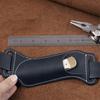 Чехол для ножа из искусственной кожи, крепление на ремень, водонепроницаемый, легкий, портативный, для кемпинга, EDC, мини-складной карманный держатель для резака, защитный рукав