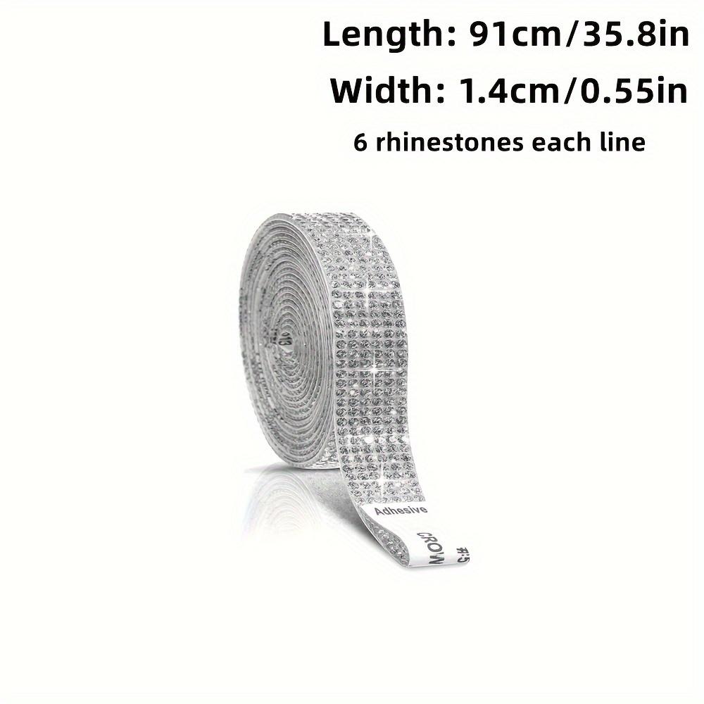 Самоклеящаяся полосатая блестящая лента-наклейка со стразами, самодельная лента для украшений, подходит для свадебных вечеринок, украшения стекла телефона в машине