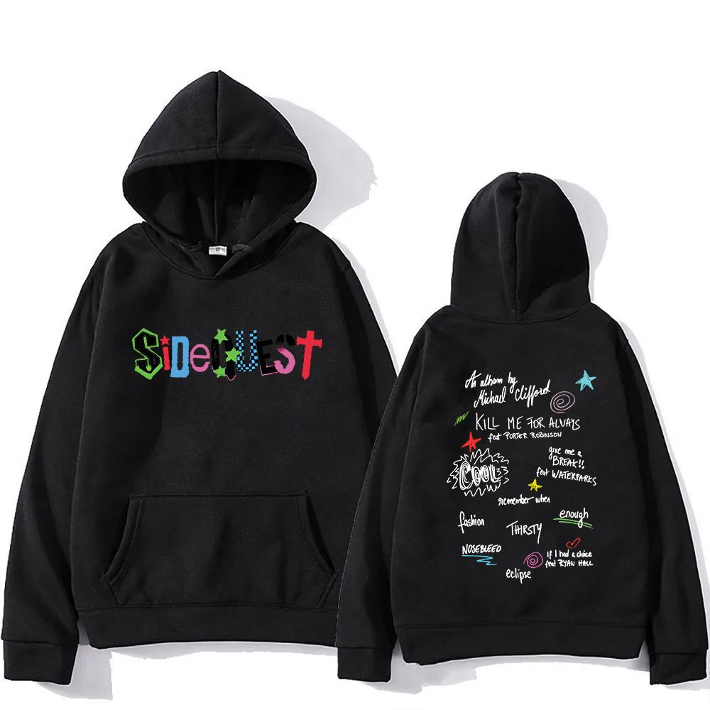 5 Seconds of Summer Michael Clifford Hoodie 2025 Album SIDEQUEST Men/women Hoodies Harajuku Winter Clothes Pullover Sweatshirt