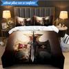 Knightly Crusader Armor 3pcs K-pop music group Bedding set,Ideal for Bedroom, Dormitory,Including Duvet Cover And 2pcs Pillowcases,Fan gifts