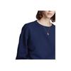 Polo Ralph Lauren Ss23 Solid Logo Embroidered Crewneck Sweatshirt Women Sweatshirt Navy-Blue 211817662-001