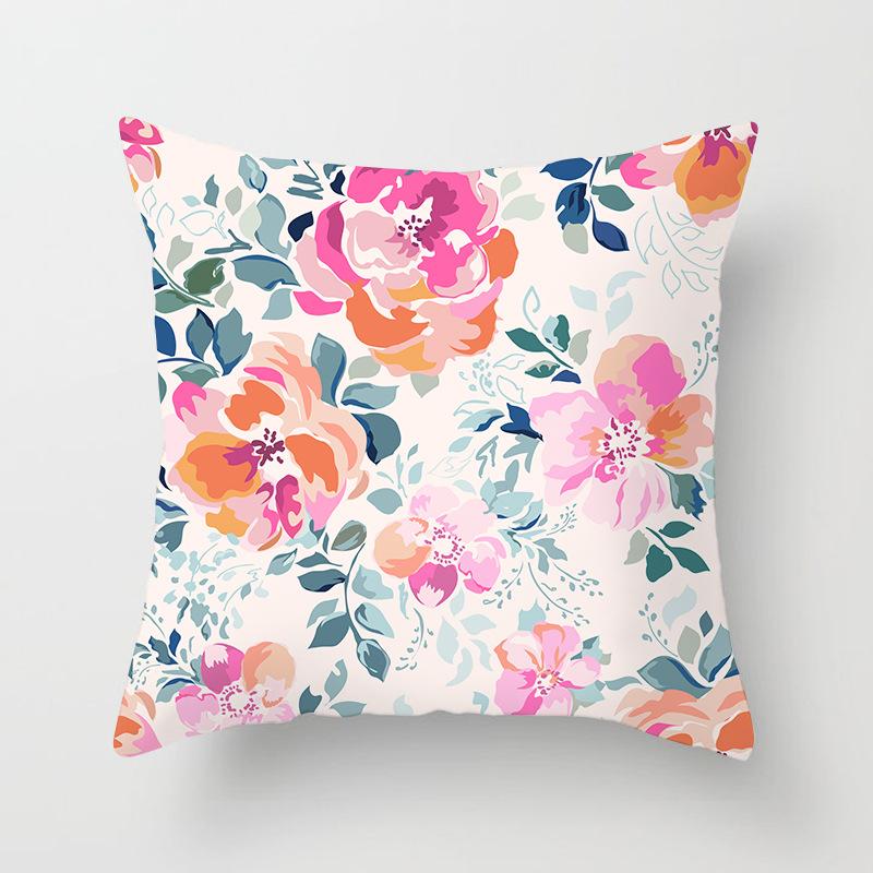 New Rose Flower Pillow Cover Home Sofa Pillow Cushion Cover Side Sleeping Chair Soft Premium Durable Quality Useful