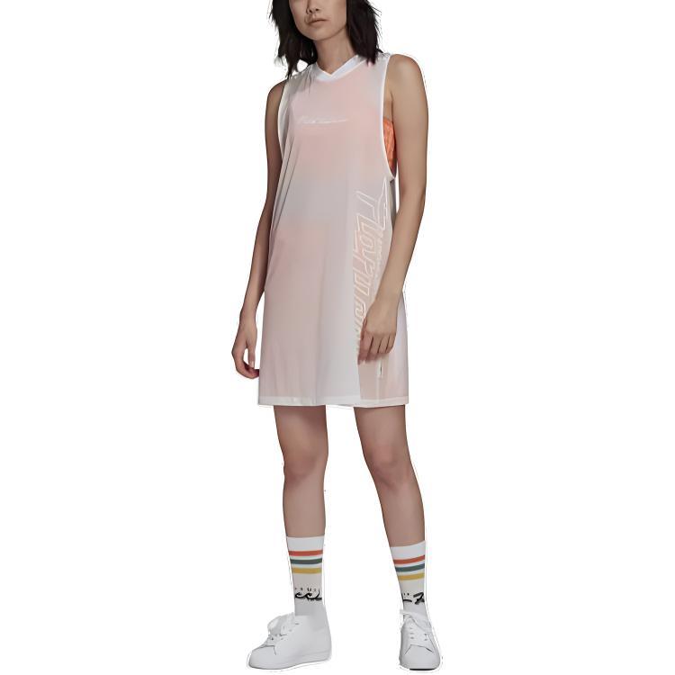 adidas X Fiorucci Платье без рукавов Женское Белое FL4140