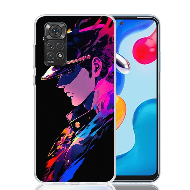Чехол для телефона JoJo's Bizarre Adventure Kujo Jotaro для Xiaomi Redmi Note 15 14 13 12S 12 Pro Plus 11S 11E 11 11T 10S 10 Арт Мягкий Pa
